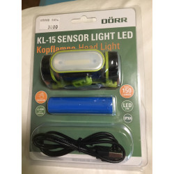 LED Kopflampe JKL-15 Sensor Light