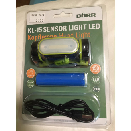 LED Kopflampe JKL-15 Sensor Light