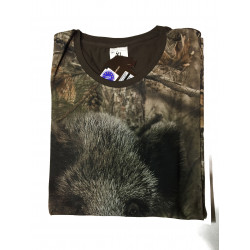 T-shirt "Sau" camo Langarm